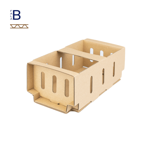 Przejdź do produktu Łubianka tekturowa - pudełko kartonowe na owoce 1kg